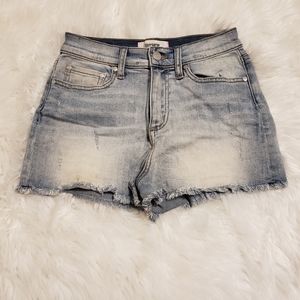 PINK VICTORIA SECRET HIGHT WAISTED CUT OFF JEANS